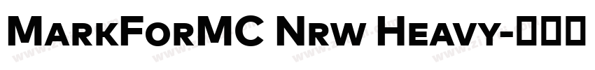 MarkForMC Nrw Heavy字体转换